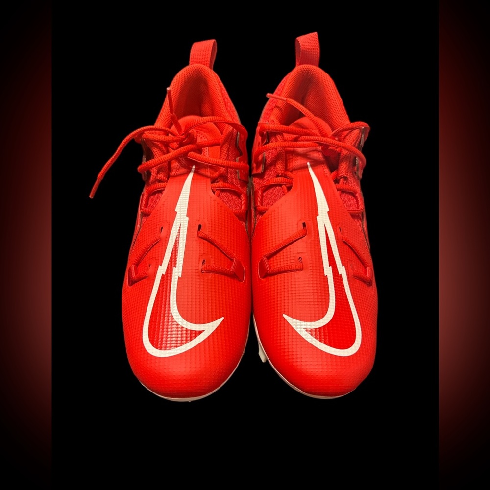 Nike Alpha Menace Pro 3 Mid Mens Football Cleats Red CT6649-616 NEW Size 11 NWOT - Picture 3 of 5